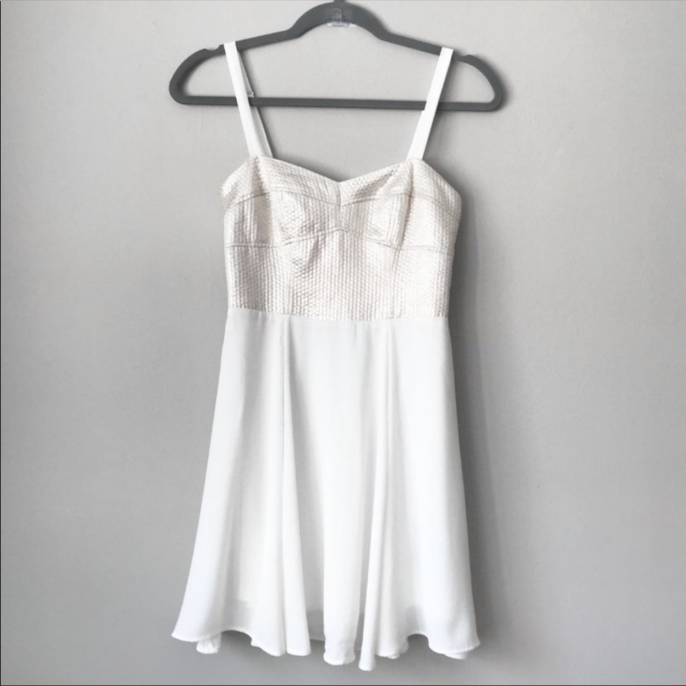 White bachelorette dress